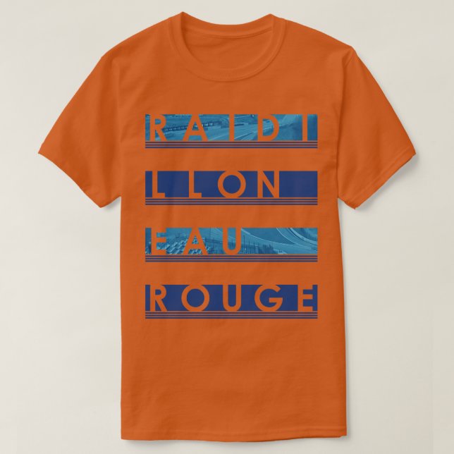 Camiseta Diseño de Raidillon Eau Rouge F1 Corners (Diseño del anverso)