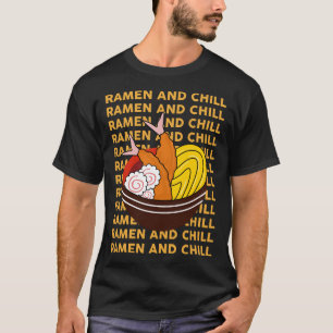 Camiseta Diseño de Ramen y Chill Food Lover