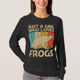 Camiseta Diseño De Rana Cuta Para Chicas Mascota De Toad Ca