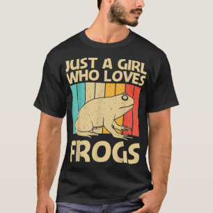 Camiseta Diseño De Rana Cuta Para Chicas Mascota De Toad Ca