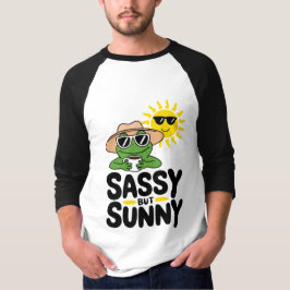 Camiseta Diseño de rana fresca pero soleada - Gracioso café