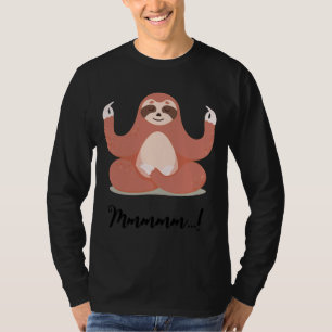 Camiseta Diseño de ranura de meditación cuta
