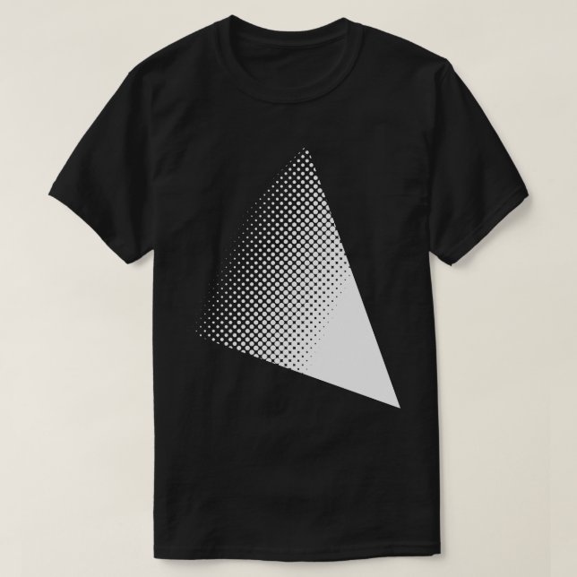 Camiseta diseño de rastrillo triangular (Diseño del anverso)