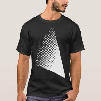Camiseta diseño de rastrillo triangular