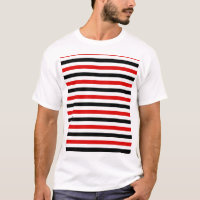 Diseño de rayas rojas, negras y blancas