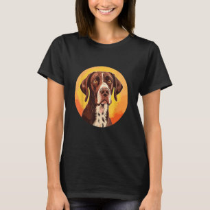 Camiseta Diseño de raza de perro cúrcuta de peluche alemán