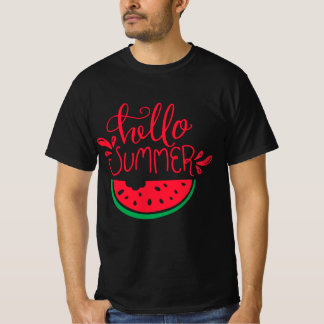 Camiseta Diseño de rebanada de sandía de verano