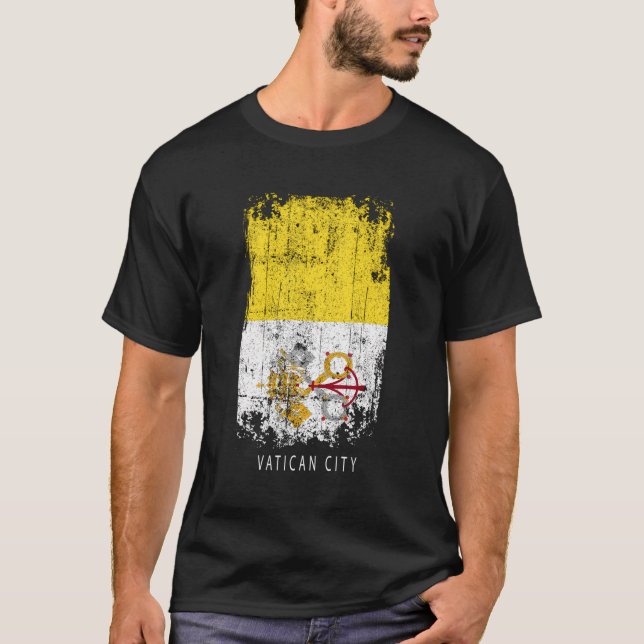 Camiseta Diseño de recuerdos de Ciudad del Vaticano - Bande (Anverso)