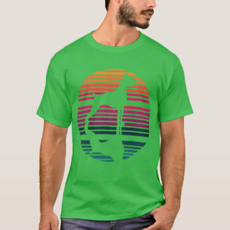 Camiseta Diseño de reflexión de perros de novillos para ama