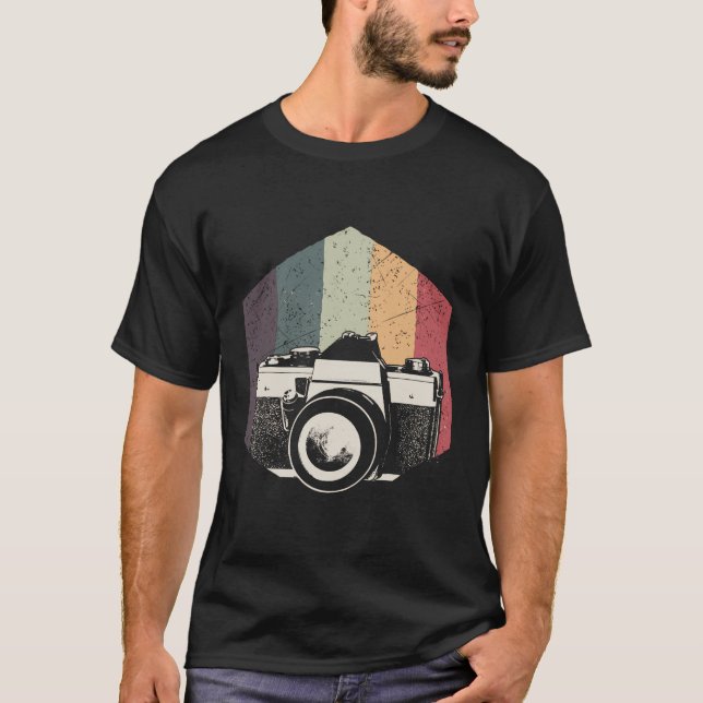 Camiseta Diseño de regalo de cámara para fotógrafos con asp (Anverso)