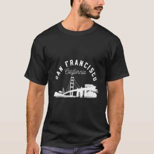 Camiseta Diseño de regalo del puente Gold Gate de San Franc