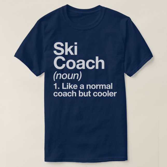 Camiseta Diseño de regalo para entrenador de definición div (Diseño del anverso)