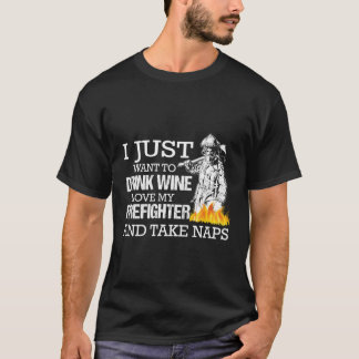 Camiseta Diseño de regalos de esposas contra incendios