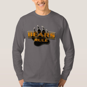 Camiseta Diseño de reglas de Bears aluarte impresionante