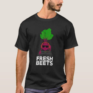 Camiseta Diseño de remolachas frescas para un DJ
