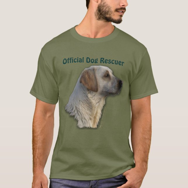 Camiseta Diseño de rescate de Mascota amante del perro de G (Anverso)