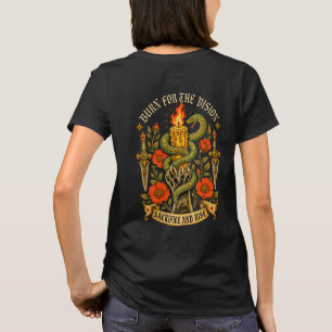 Camiseta diseño de resiliencia de tatuaje tradicional para