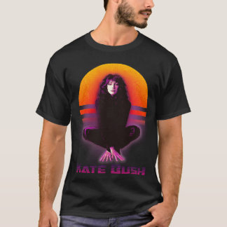 Camiseta Diseño de Retrowave Kate Bush Fanart