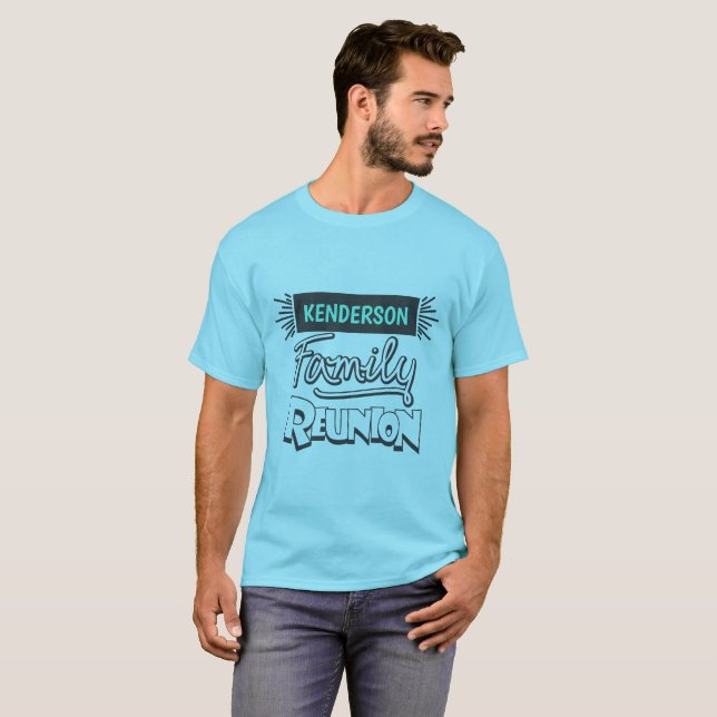 Camiseta Diseño de Reunión Familiar (Anverso completo)