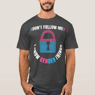 Camiseta Diseño de revelación de género para un cuidador de