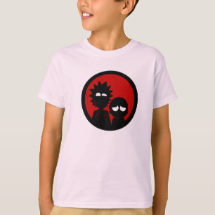 Camiseta Diseño de Rick y Morty Red