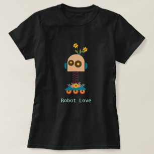 Camiseta Diseño de robot lindo