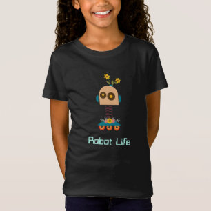 Camiseta Diseño de robots pequeños