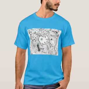 Camiseta Diseño de roca Punk #14 Océano fantasmal sobre a
