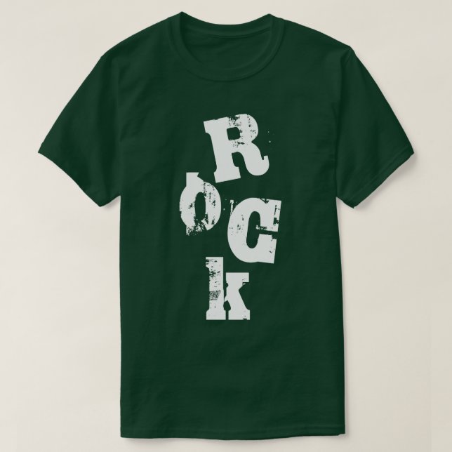 Camiseta diseño de rock audaz (Diseño del anverso)