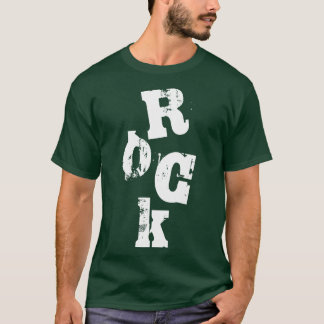 Camiseta diseño de rock audaz