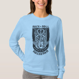 Camiseta Diseño de rock de guitarra