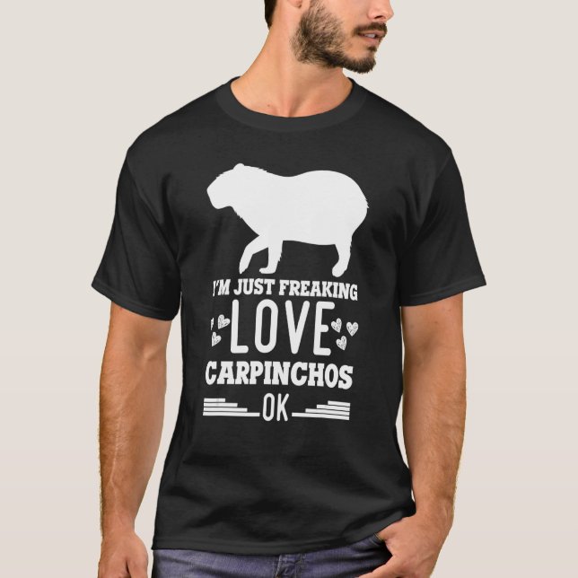 Camiseta Diseño de roedores gigantes de Capibara para amant (Anverso)