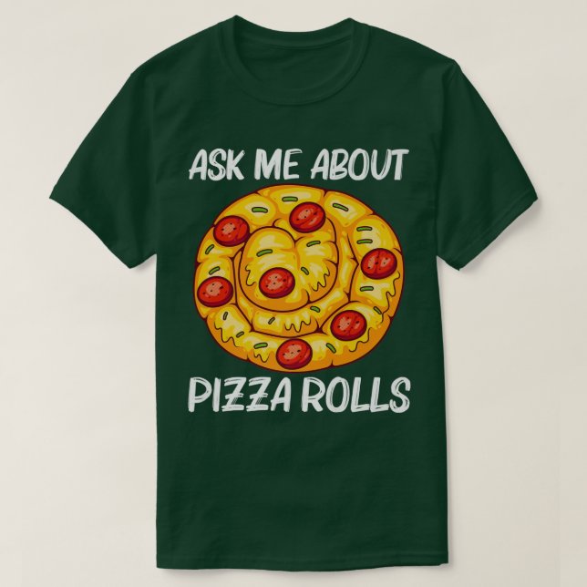 Camiseta Diseño De Rollo De Pizza Cute Para Hombres Pizza S (Diseño del anverso)