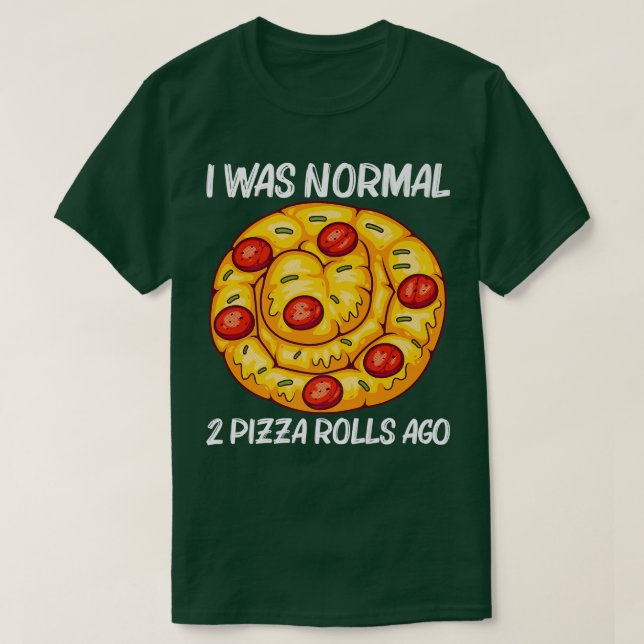 Camiseta Diseño De Rollo De Pizza Cute Para Hombres Pizza S (Diseño del anverso)