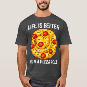 Camiseta Diseño De Rollo De Pizza Cute Para Hombres Pizza S