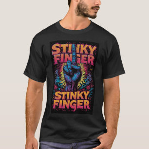 Camiseta Diseño de ropa de concierto vintage Stinky Finger