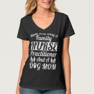 Camiseta Diseño de ropa de enfermera profesional de familia