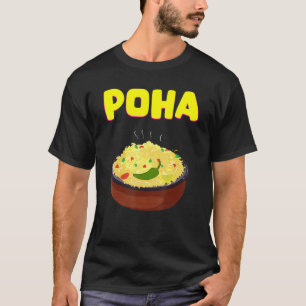 Camiseta Diseño de ropa para comida rápida de Desi indio Po