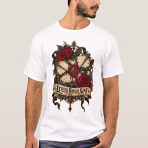 Diseño de Rosa Gótica y Sello de Cera para Cartas