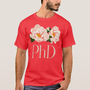 Camiseta Diseño de rosa silvestre Phd boho