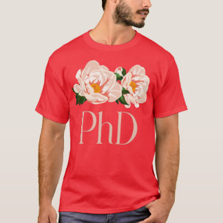 Camiseta Diseño de rosa silvestre Phd boho