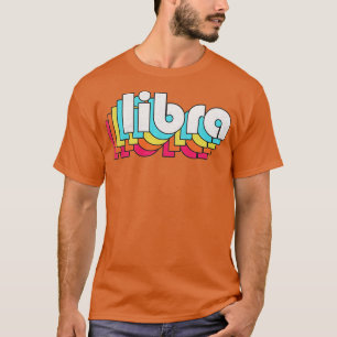 Camiseta Diseño de Rótulo de fecha de nacimiento de Libra Z