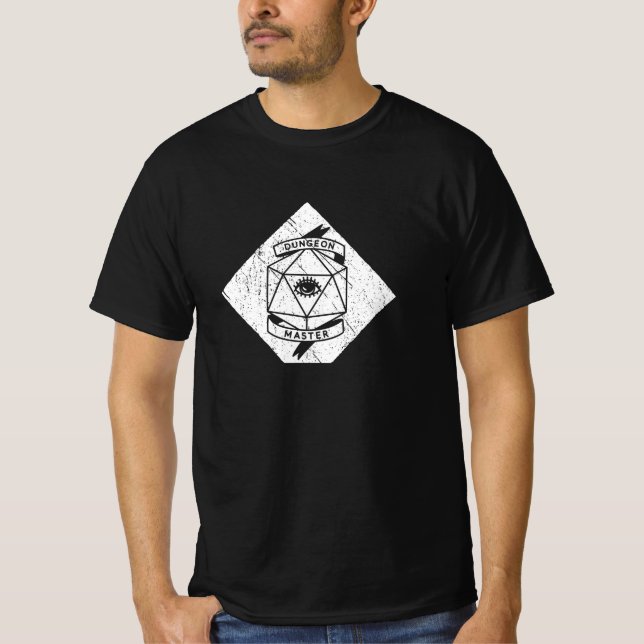 CAMISETA DISEÑO DE RPG MASTER DE DUNGEON (Anverso)