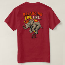 diseño de rueda de circo de elefante divertido equ