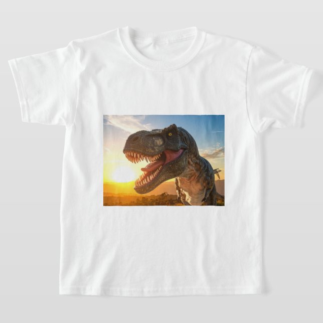 Camiseta diseño de rugido de T-Rex (Distribución)