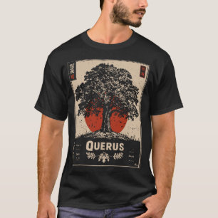Camiseta Diseño de Sabiduría Forestal de la Antigua Arboled
