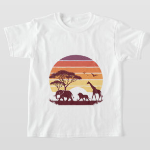 Camiseta Diseño de Safari de Silhouette para la Vida Silves