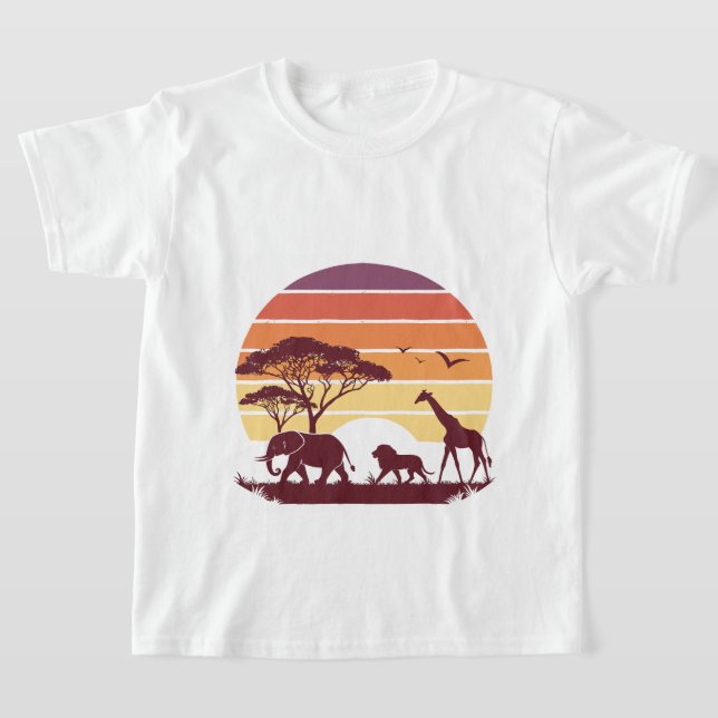 Camiseta Diseño de Safari de Silhouette para la Vida Silves (Distribución)