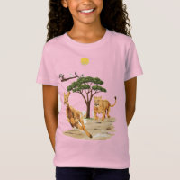 diseño de safari de vida silvestre africana león c