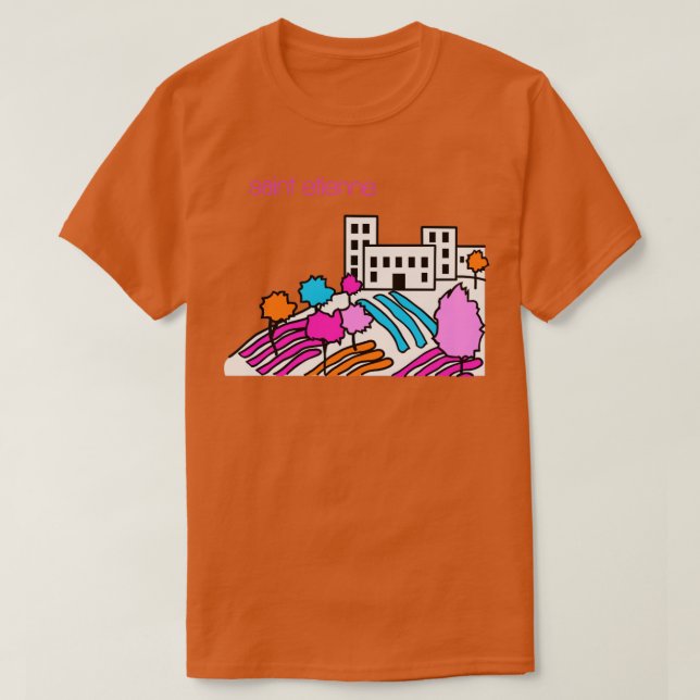 Camiseta Diseño de Saint Etienne 90 (Diseño del anverso)